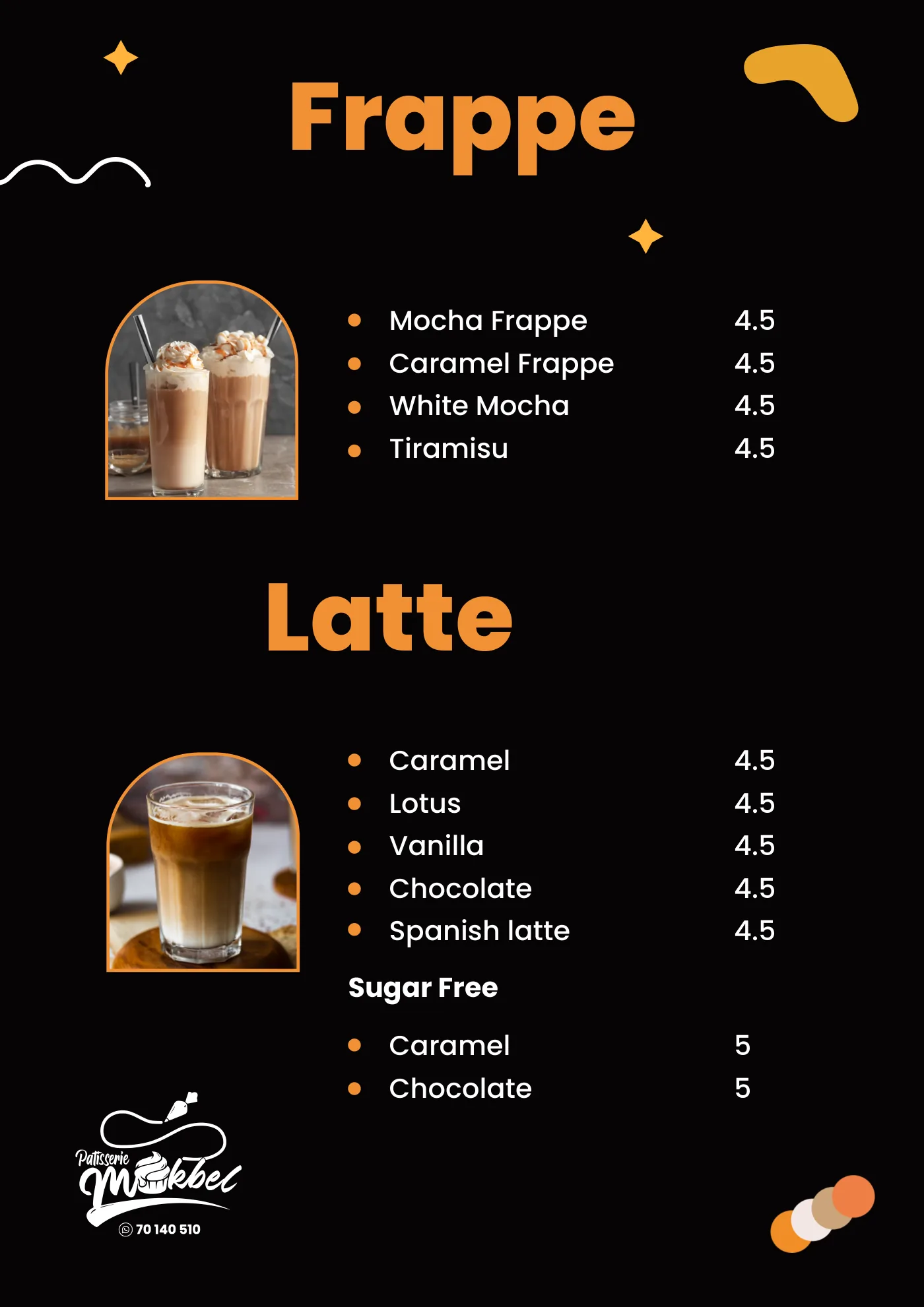 Menu page 6